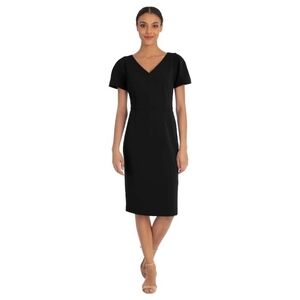 Maggy London Black Midi Sheath Dress